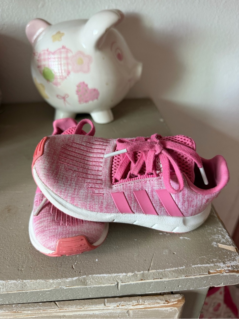 adidas Kids Bright Pink Athletic Sneakers